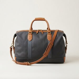 Coated Canvas Holdall - Duffels & Weekenders